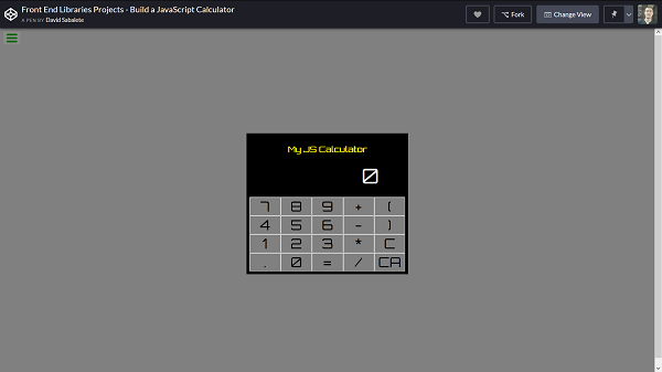 ReactJS Calculator picture